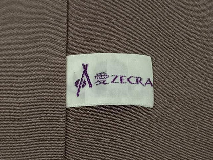 平和屋本店●極上　世界的人形師 辻村寿三郎 ジュサブロー 振袖 舞桜 花弁 黒紅色地 暈し染め　金彩　縮緬地　反端付き　逸品　DZAB7008kh6