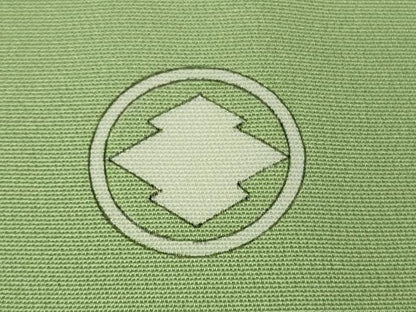 平和屋本店●極上　創業460年・千總　色留袖　駒刺繍　誰が袖花松文　若葉色地　金彩　三越扱い　逸品　DZAB7036kh6