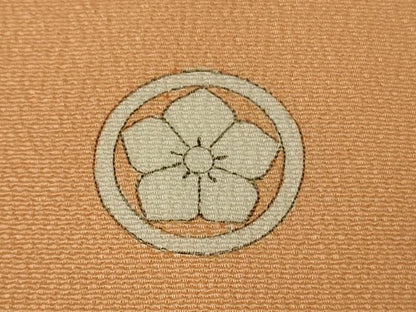 平和屋本店●極上　銀座　志ま亀　色留袖　花丸文　洒落柿色地　金彩　逸品　DZAB7043kh6