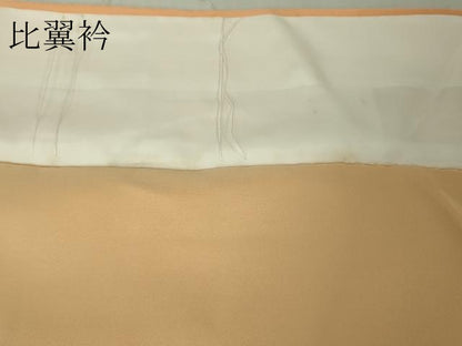 平和屋本店●極上　銀座　志ま亀　色留袖　花丸文　洒落柿色地　金彩　逸品　DZAB7043kh6