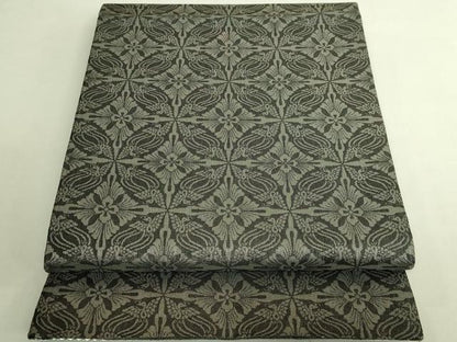 平和屋着物●極上　両面　全通柄袋帯　鳥襷　金糸　逸品　未使用　DZAB7075kh6