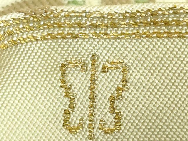 平和屋着物●極上　西陣　川島織物　六通柄　本袋帯　花鳥文　金糸　逸品　DZAB7079kh6