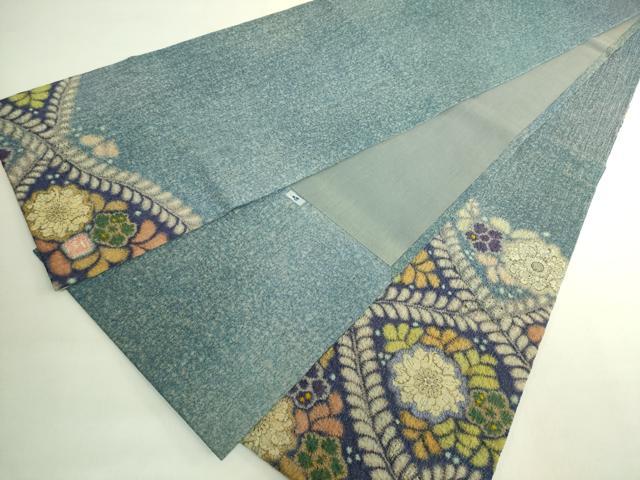 平和屋本店●極上　初代　久保田一竹　幻の辻が花　太鼓柄袋帯　金通し地　逸品　DZAB7086kh6