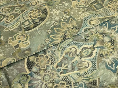 平和屋本店●極上　中国三大刺繍　スワトウ刺繍　汕頭刺繍　袋帯　洋花文　金銀彩　逸品　DZAB7089kh6