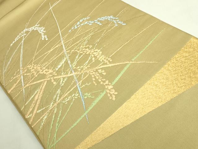 平和屋本店●最高級　龍村平蔵製　太鼓柄　本袋帯　栄寿錦　金糸　逸品　DZAB7120kh6