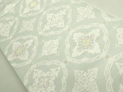 平和屋着物＊極上　夏物　六通柄袋帯　唐織　正倉院花文　金銀糸　逸品　DZAB7137kh6