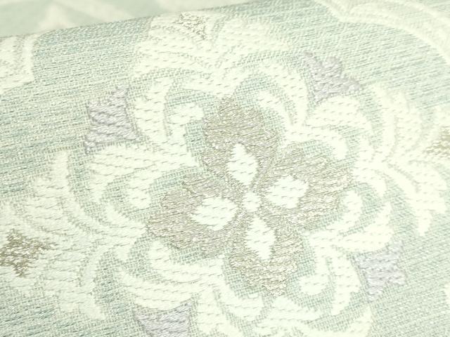 平和屋着物＊極上　夏物　六通柄袋帯　唐織　正倉院花文　金銀糸　逸品　DZAB7137kh6