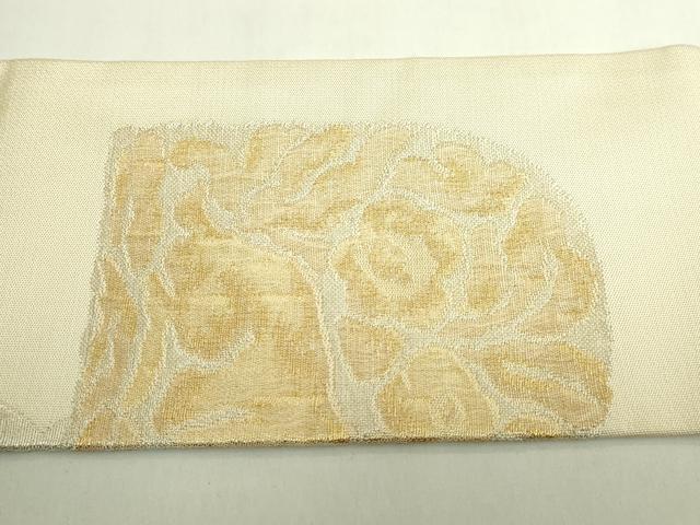 平和屋本店●極上　洛風林　工芸帯地　九寸名古屋帯　花兎　金銀糸　逸品　DZAB7144kh6