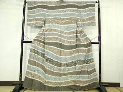 平和屋本店●極上　中国三大刺繍　スワトウ刺繍　汕頭刺繍　総刺繍　訪問着　松竹梅　金糸　さが美扱い　逸品　DZAB7157kh6