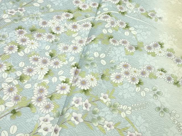 平和屋着物●極上　訪問着　枝花文　暈し染め　逸品　DZAB7165kh6