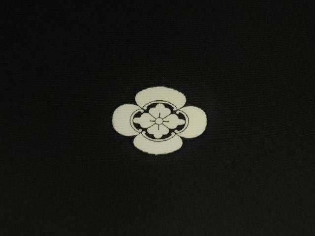 平和屋本店●極上　黒留袖　手刺繍　鶏　にわとり　金糸　逸品　DZAB7177kh6