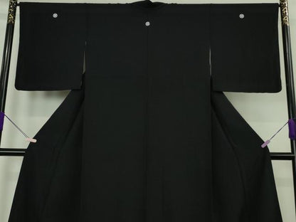 平和屋本店●極上　黒留袖　総手刺繍　唐獅子　金糸　逸品　DZAB7178kh6