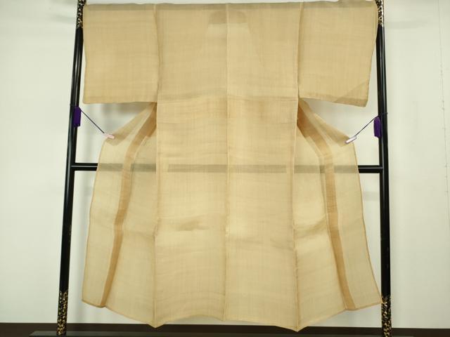 平和屋本店＊極上　夏物　男性　芭蕉布　手積み芭蕉糸100％　大丸扱い　逸品　未使用　DZAB7199kh6