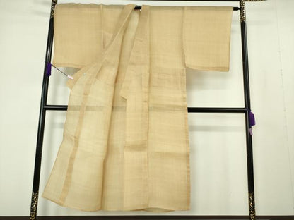 平和屋本店＊極上　夏物　男性　芭蕉布　手積み芭蕉糸100％　大丸扱い　逸品　未使用　DZAB7199kh6