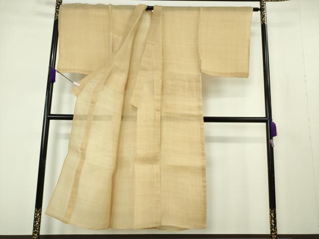 平和屋本店＊極上　夏物　男性　芭蕉布　手積み芭蕉糸100％　大丸扱い　逸品　未使用　DZAB7199kh6