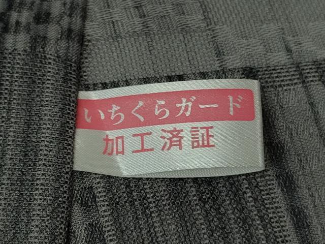 平和屋着物∞極上　道中着　スリーシーズン　春夏秋　塵除け　ロング丈　市松紋紗　猫　逸品　DZAB7220kh6