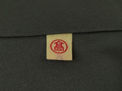 平和屋本店●極上　Maru　Factory　丸山正　紬　格子　高島屋扱い　逸品　DZAB7223kh6