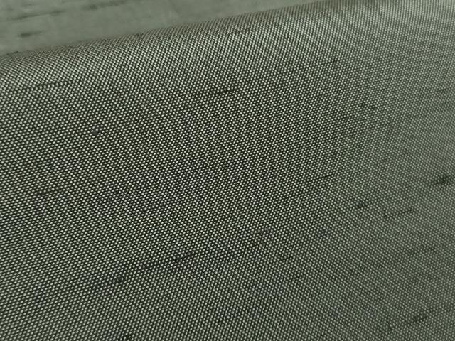 平和屋本店●極上 男性 石川県指定無形文化財 牛首紬 白山工房 手織 アンサンブル キングサイズ 灰色×朽葉色 証紙 逸品 未使用DZAB7228kh6