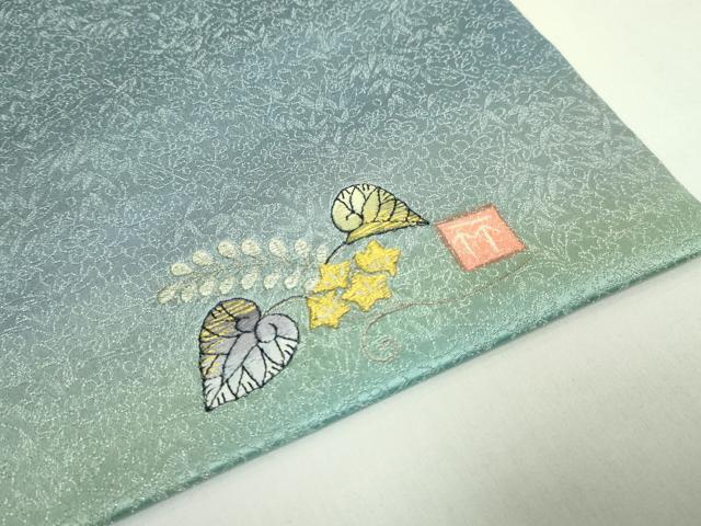 平和屋着物●極上　久保田一竹　幻の辻が花　太鼓柄袋帯　舞花地紋　銀通し地　さが美扱い　逸品　DZAB7256kh6