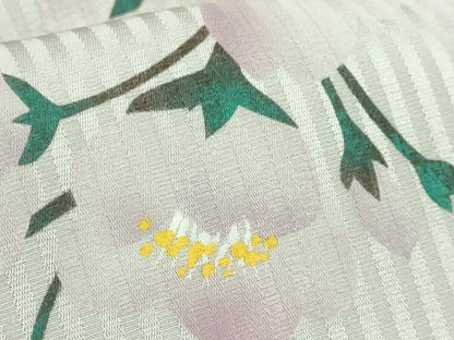 平和屋着物●極上　太鼓柄袋帯　手描き　枝垂れ桜　逸品　DZAB7274kh6