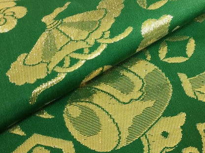 平和屋本店●極上　だらり帯　芸姑　舞妓　宝尽くし　金糸　逸品　DZAB7290kh6