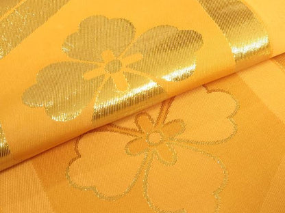 平和屋本店●極上　だらり帯　芸姑　舞妓　亀甲花文　金糸　逸品　DZAB7291kh6