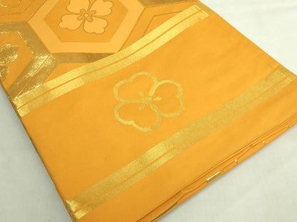 平和屋本店●極上　だらり帯　芸姑　舞妓　亀甲花文　金糸　逸品　DZAB7291kh6