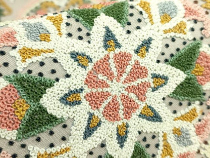 平和屋本店●最高級　中国三大刺繍　相良刺繍　総刺繍　袋帯　正倉院花文　逸品　DZAB7316kh6