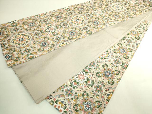 平和屋本店●最高級　中国三大刺繍　相良刺繍　総刺繍　袋帯　正倉院花文　逸品　DZAB7316kh6