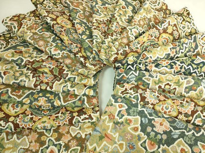 平和屋本店●最高級　中国三大刺繍　総相良刺繍　総刺繍　袋帯　200万粒　総詰め　正倉院花文　金糸　逸品　未使用　DZAB7336kh6