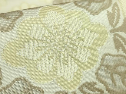 平和屋本店●最高級　人間国宝　北村武資　経錦　六通柄袋帯　平成花紋　逸品　DZAB7348kh6