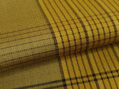 平和屋本店●極上　本場黄八丈　まるまなこ　紬　間道　逸品　DZAB7362kh6