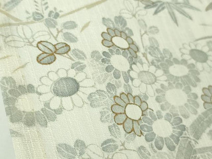 平和屋本店＊極上　夏物　訪問着　紗紬　風景吉祥花文　金彩　ロング丈　逸品　DZAB7369kh6
