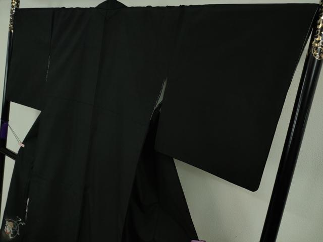 平和屋本店●極上　色留訪問着　紬地　風神雷神　金彩　逸品　DZAB7375kh6