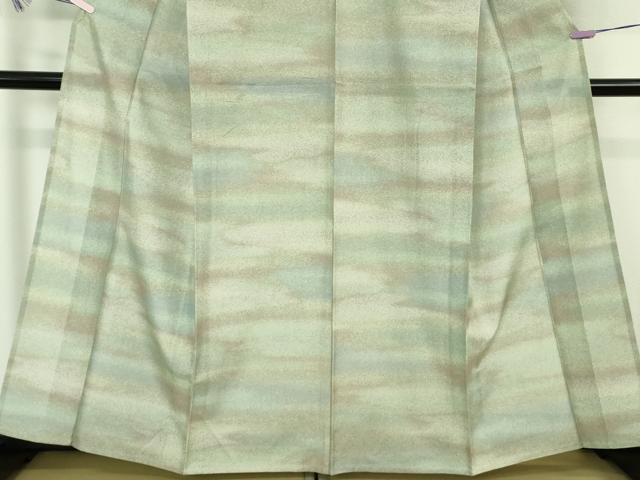 平和屋本店＊極上　夏物　石川県指定無形文化財　夏牛首紬　白山工房　手織り　逸品　DZAB7385kh6