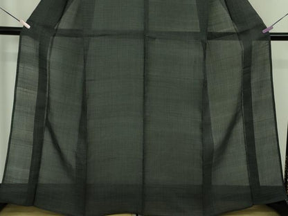 平和屋本店＊極上　夏物　石川県指定無形文化財　能登上布　本麻手織上布　80亀甲　逸品　DZAB7403kh6