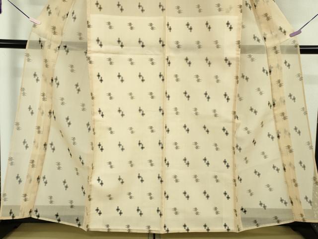 平和屋着物＊極上　夏物　本場琉球絣　夏琉球　知念春作　手おり　証紙付き　逸品　未使用　DZAB7405kh6
