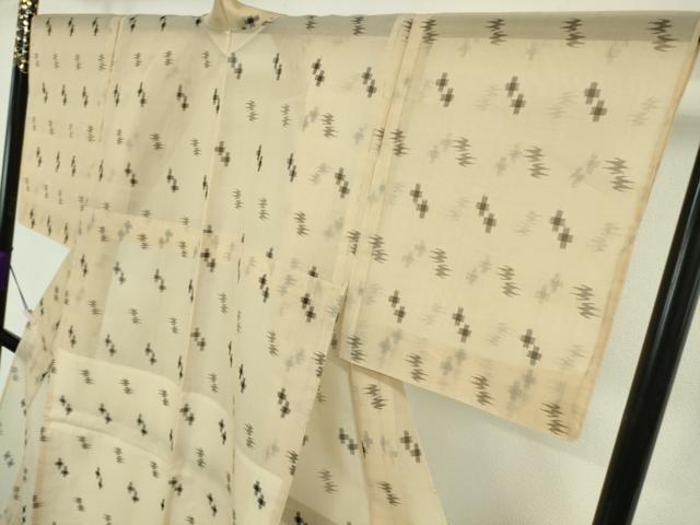 平和屋着物＊極上　夏物　本場琉球絣　夏琉球　知念春作　手おり　証紙付き　逸品　未使用　DZAB7405kh6