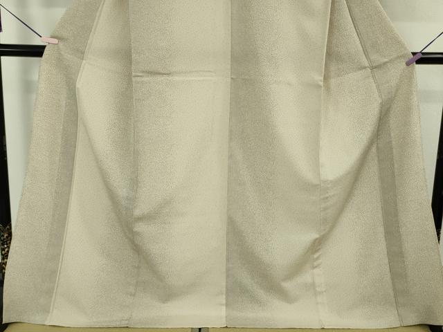 平和屋本店▽極上　本塩沢　単衣　証紙付き　ロング丈　逸品　DZAB7416kh6
