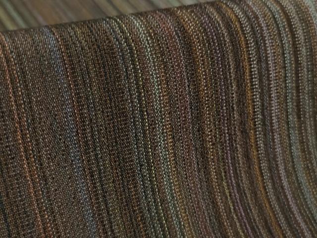 平和屋着物●極上　本塩沢　やまだ織　200色　貝瀬キク作　証紙付き　逸品　DZAB7426kh6