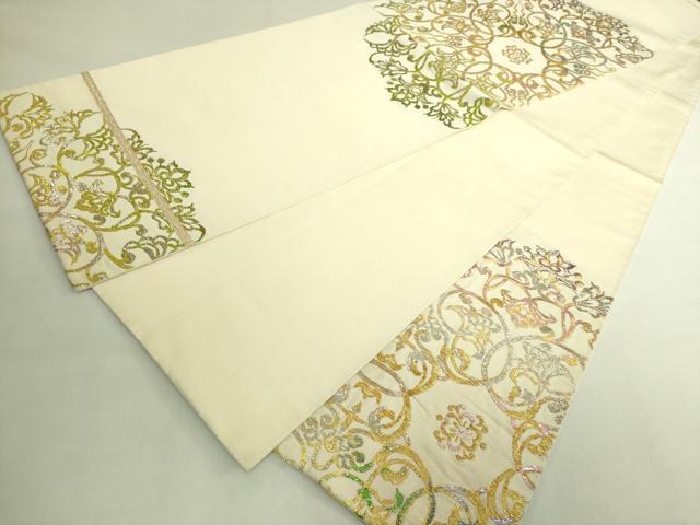 平和屋本店●最高級　龍村平蔵製　太鼓柄　本袋帯　玄宗唐草文　金銀糸　逸品　DZAB7467kh6