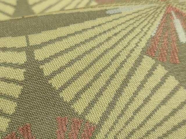 平和屋本店●最高級　人間国宝　北村武資　経錦　六通柄袋帯　瑞松　金糸　逸品　DZAB7475kh6