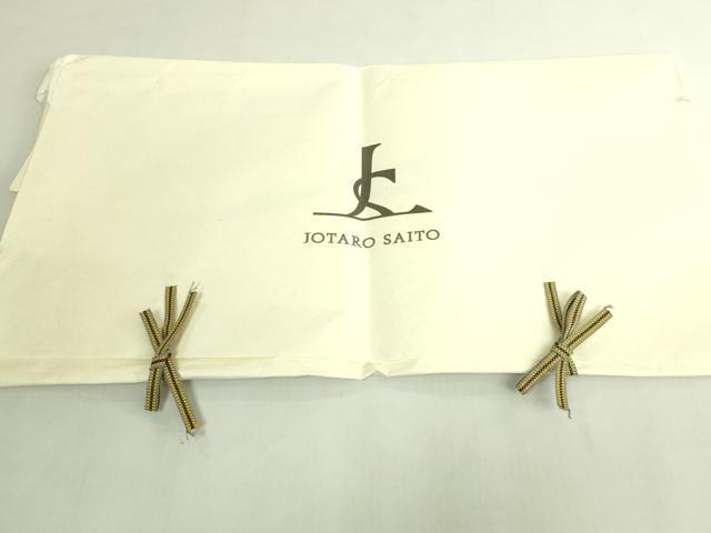 平和屋本店●極上　キモノデザイナー　斉藤上太郎　両面　六通柄袋帯　鴨　反端・たとう紙付き　逸品　DZAB7478kh6