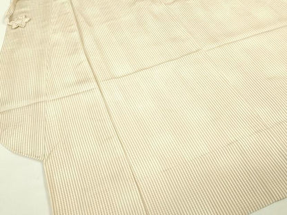 平和屋着物∞極上　道中着　スリーシーズン　春夏秋　塵除け　ロング丈　変わり絽　縞　逸品　未使用　DZAB7508kh6