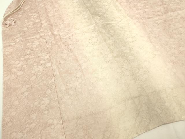 平和屋着物∞極上　道中着　スリーシーズン　春夏秋　塵除け　ロング丈　紗　草花地紋　暈し染め　反端付き　逸品　DZAB7525kh6