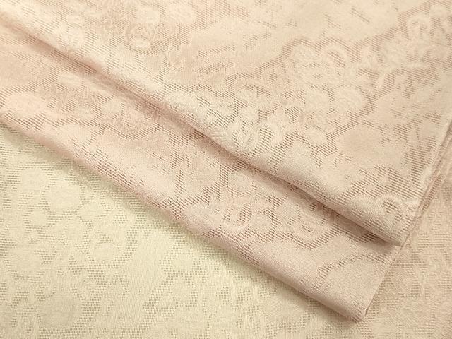 平和屋着物∞極上　道中着　スリーシーズン　春夏秋　塵除け　ロング丈　紗　草花地紋　暈し染め　反端付き　逸品　DZAB7525kh6
