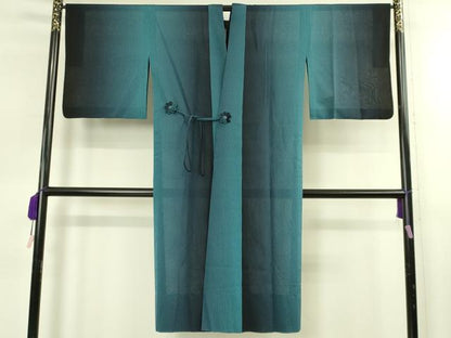 平和屋着物∞極上　道中着　スリーシーズン　春夏秋　塵除け　ロング丈　間道　暈し染め　逸品　DZAB7527kh6