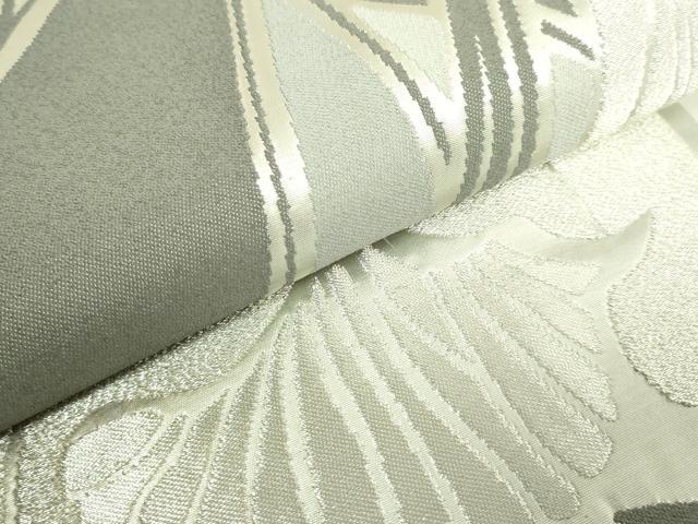 平和屋本店●極上　世界的人形師　辻村寿三郎　ジュサブロー　六通柄袋帯　百合　京呉館　銀糸　逸品　DZAB7542kh6