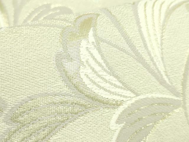平和屋着物●極上　西陣織　六通柄袋帯　唐織　花唐草　金糸　逸品　DZAB7549kh6