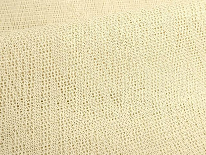 平和屋着物＊極上　夏物　八寸名古屋帯　インカの羅織　菱文羅　鳥の子色地　証紙付き　逸品　DZAB7571kh6